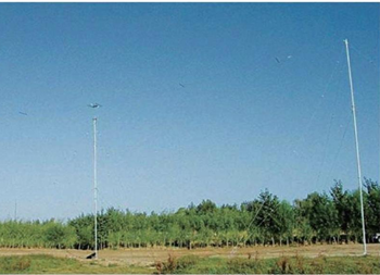 四线水平宽带天线